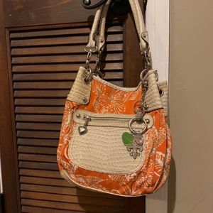 Kathy Van Zeeland Double strap shoulder bag!